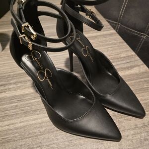 Jessica Simpson Black Stiletto Heels